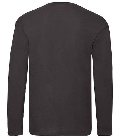 Fruit of the Loom Original Long Sleeve T-Shirt - Black (SS632)
