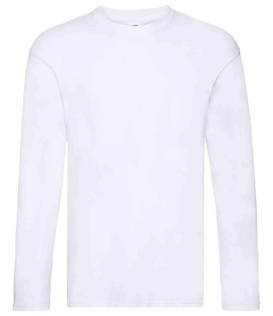 Fruit of the Loom Original Long Sleeve T-Shirt - White (SS632)