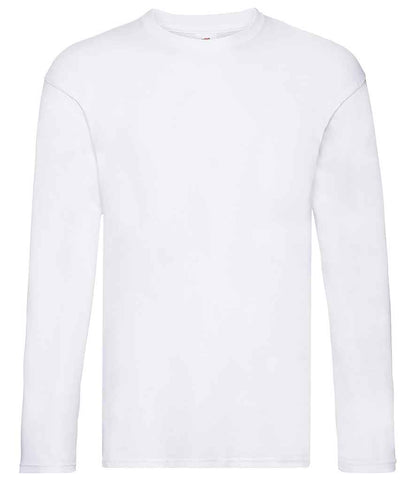 Fruit of the Loom Original Long Sleeve T-Shirt - White (SS632)