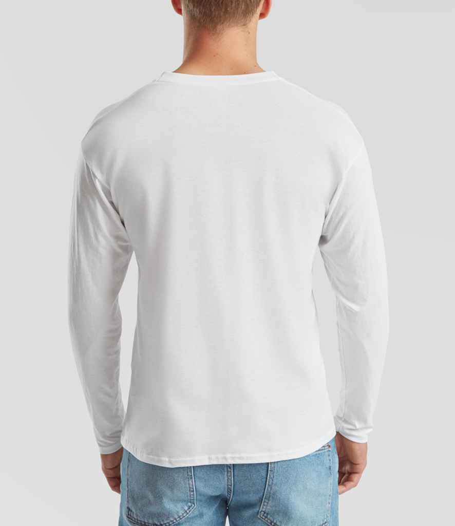 Fruit of the Loom Original Long Sleeve T-Shirt - White (SS632)