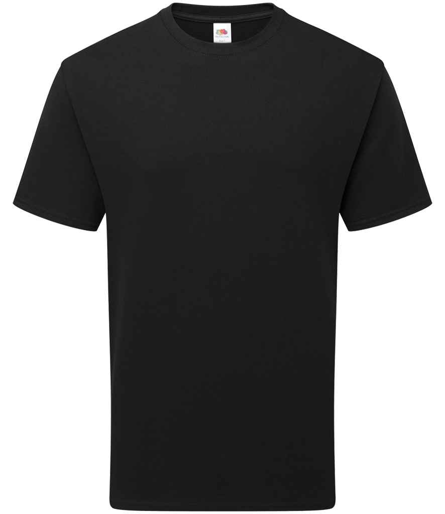Fruit of the Loom Pure Cotton T-Shirt - Black (SS640)