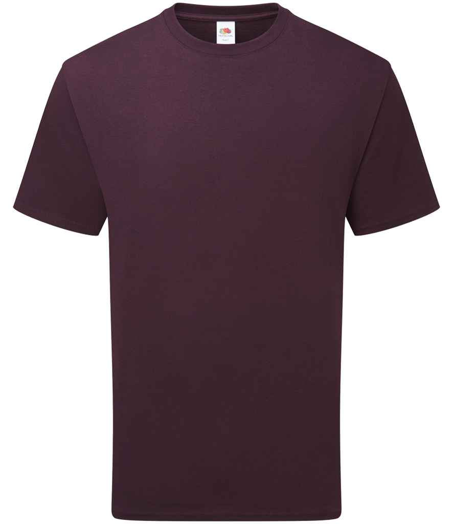 Fruit of the Loom Pure Cotton T-Shirt - Dark Plum (SS640)