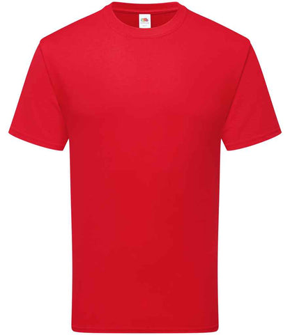 Fruit of the Loom Pure Cotton T-Shirt - Red (SS640)
