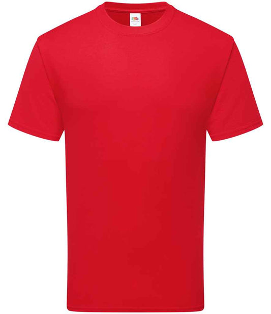 Fruit of the Loom Pure Cotton T-Shirt - Red (SS640)