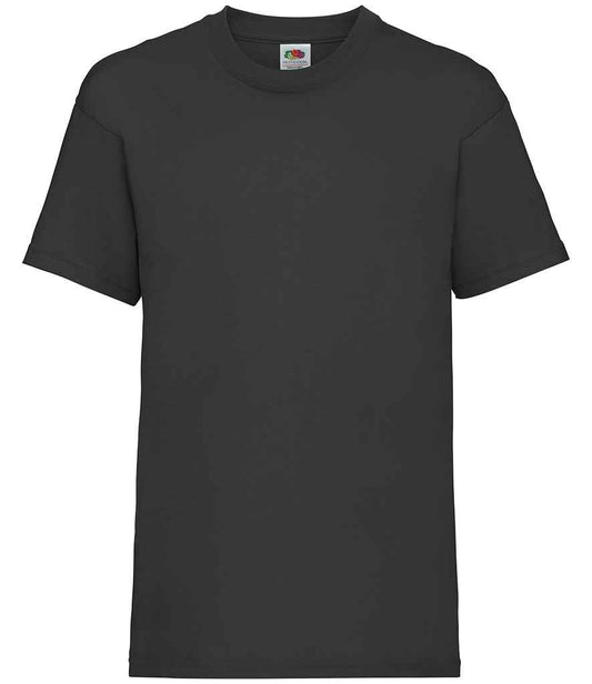 Fruit of the Loom Kids Value T-Shirt - Black (SS6B)