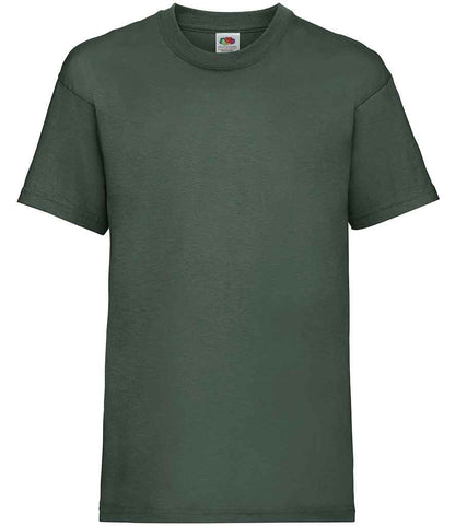 Fruit of the Loom Kids Value T-Shirt - Bottle Green (SS6B)