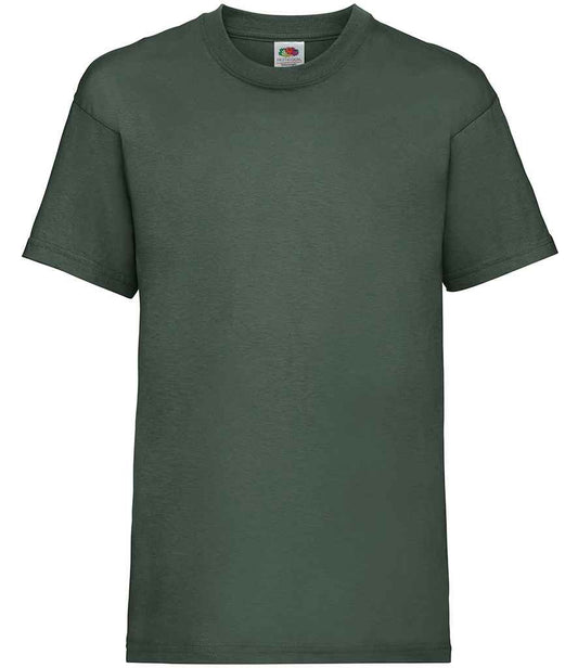 Fruit of the Loom Kids Value T-Shirt - Bottle Green (SS6B)