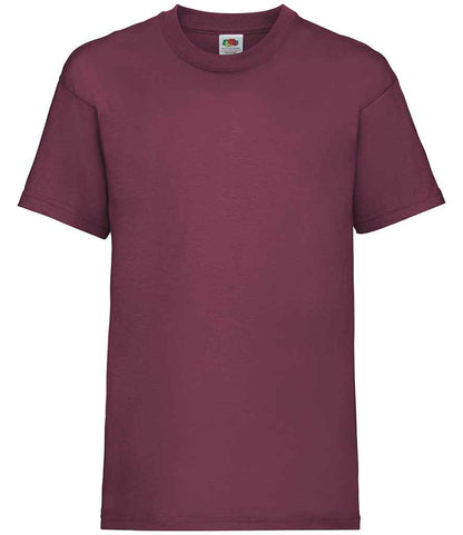 Fruit of the Loom Kids Value T-Shirt - Burgundy (SS6B)