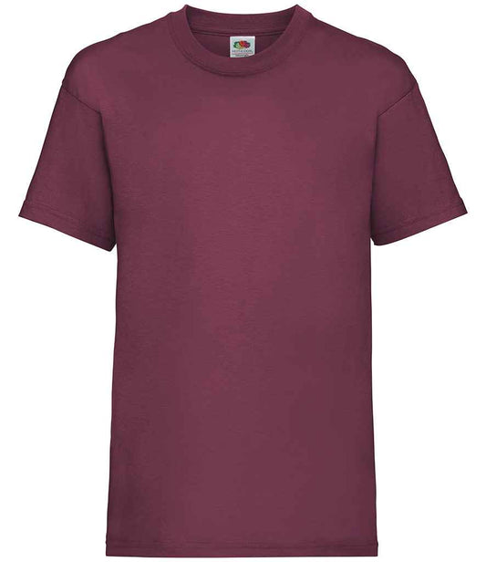 Fruit of the Loom Kids Value T-Shirt - Burgundy (SS6B)