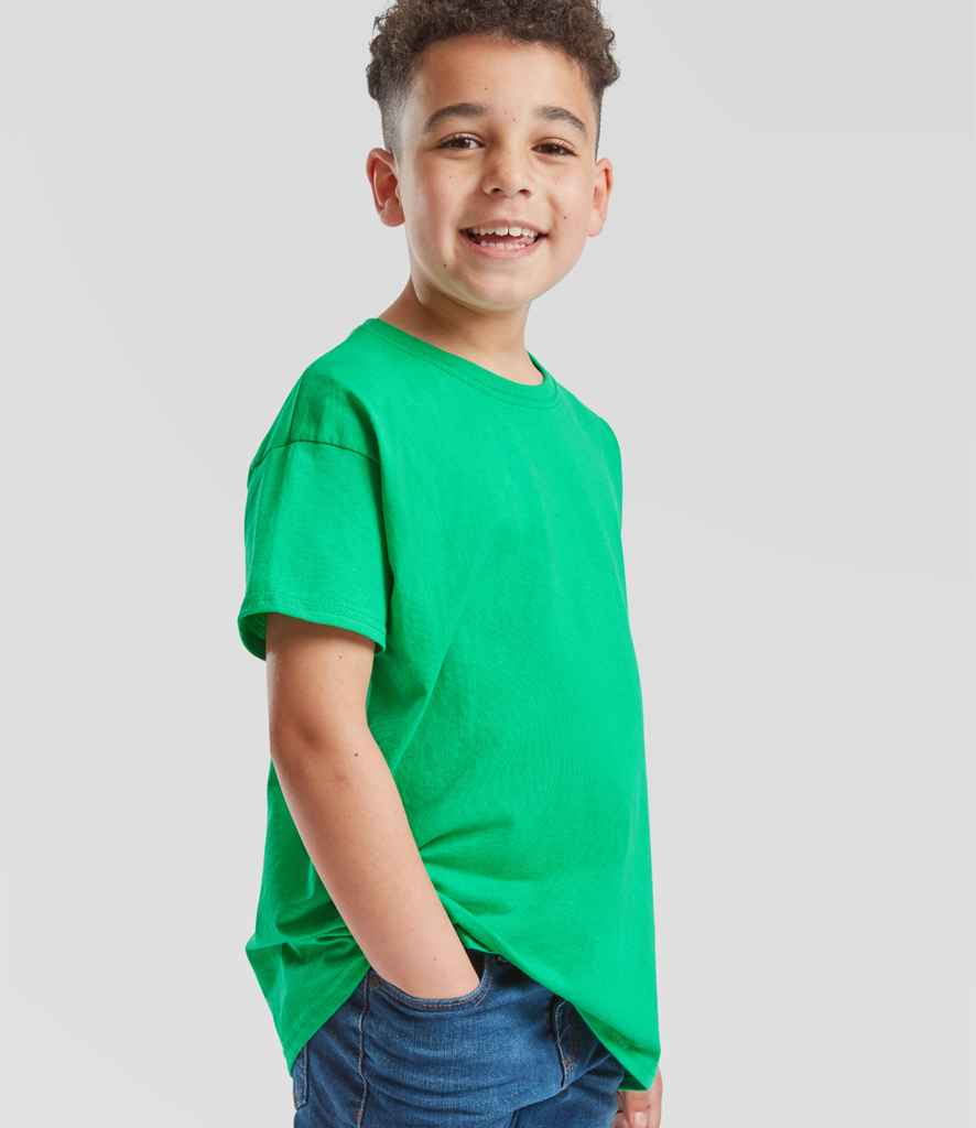 Fruit of the Loom Kids Value T-Shirt - Kelly Green (SS6B)