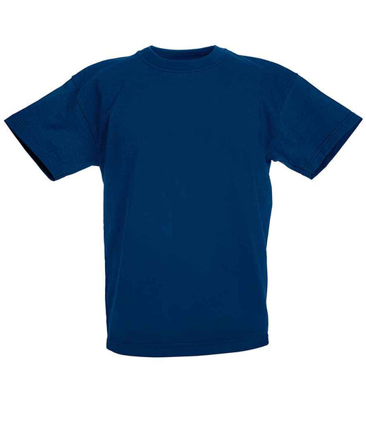 Fruit of the Loom Kids Value T-Shirt - Navy (SS6B)