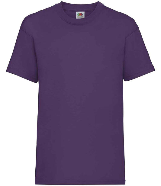 Fruit of the Loom Kids Value T-Shirt - Purple (SS6B)