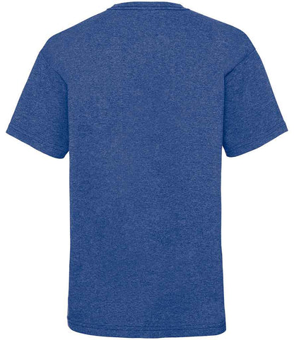 Fruit of the Loom Kids Value T-Shirt - Heather Royal (SS6B)