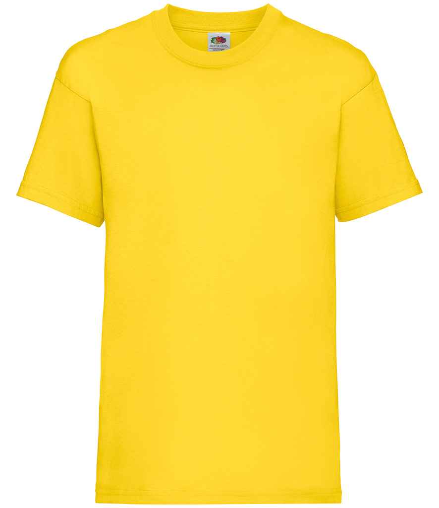 Fruit of the Loom Kids Value T-Shirt - Yellow (SS6B)