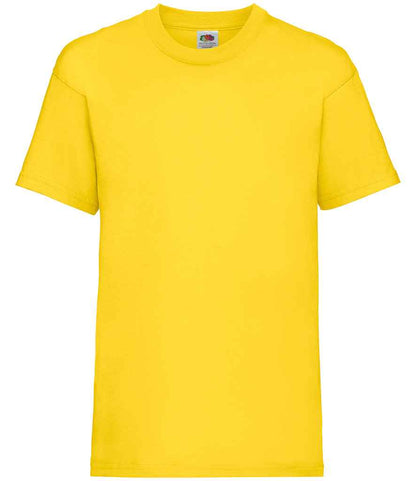 Fruit of the Loom Kids Value T-Shirt - Yellow (SS6B)