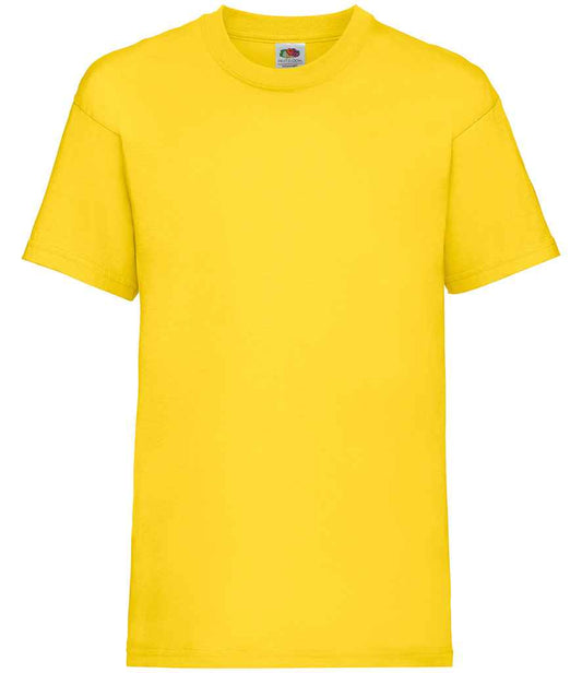 Fruit of the Loom Kids Value T-Shirt - Yellow (SS6B)