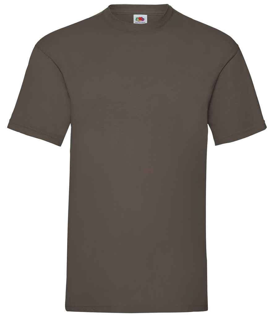 Fruit of the Loom Value T-Shirt - Chocolate (SS6)