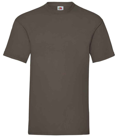 Fruit of the Loom Value T-Shirt - Chocolate (SS6)