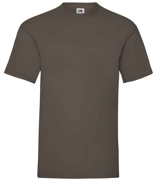 Fruit of the Loom Value T-Shirt - Chocolate (SS6)