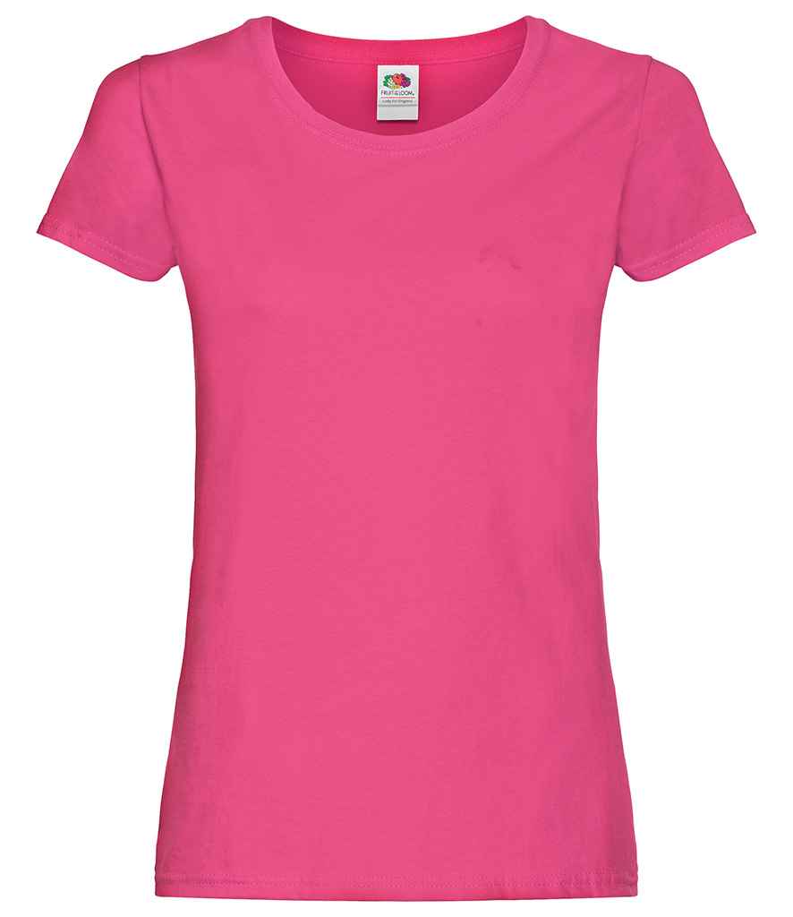 Fruit of the Loom Lady Fit Original T-Shirt - Fuchsia (SS712)