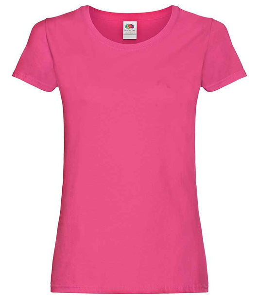 Fruit of the Loom Lady Fit Original T-Shirt - Fuchsia (SS712)