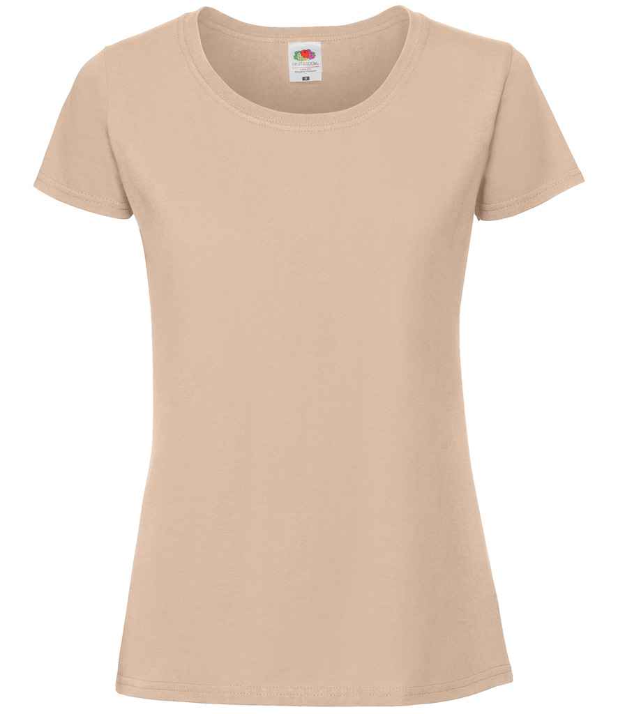 Fruit of the Loom Ladies Iconic 195 T-Shirt - Desert Sand (SS720)