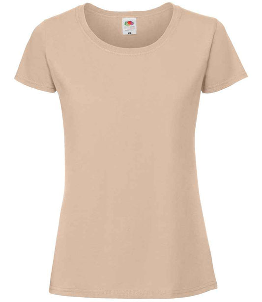 Fruit of the Loom Ladies Iconic 195 T-Shirt - Desert Sand (SS720)