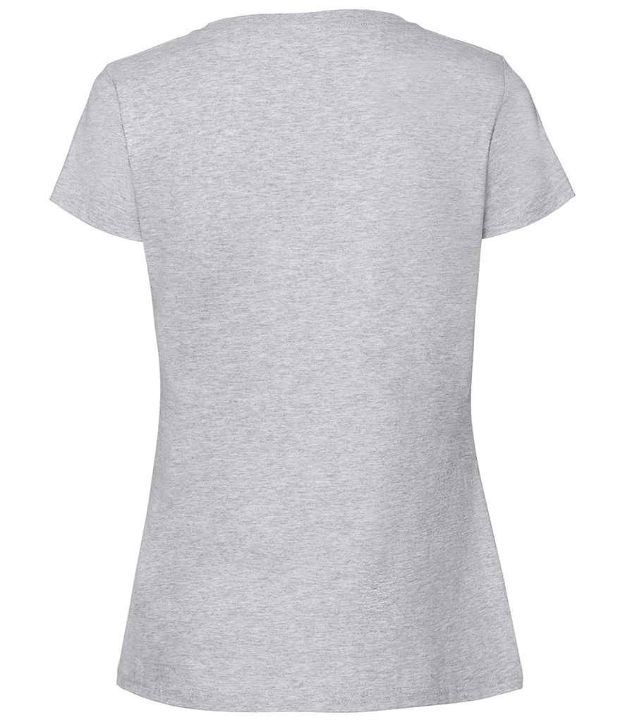 Fruit of the Loom Ladies Iconic 195 T-Shirt - Heather Grey (SS720)