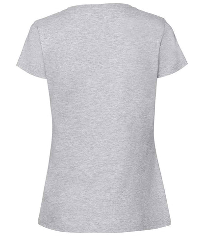 Fruit of the Loom Ladies Iconic 195 T-Shirt - Heather Grey (SS720)