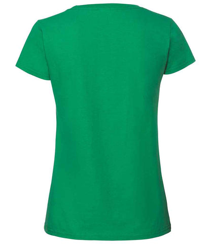 Fruit of the Loom Ladies Iconic 195 T-Shirt - Kelly Green (SS720)