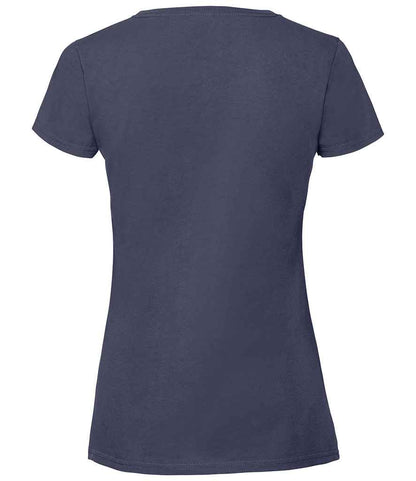Fruit of the Loom Ladies Iconic 195 T-Shirt - Navy (SS720)