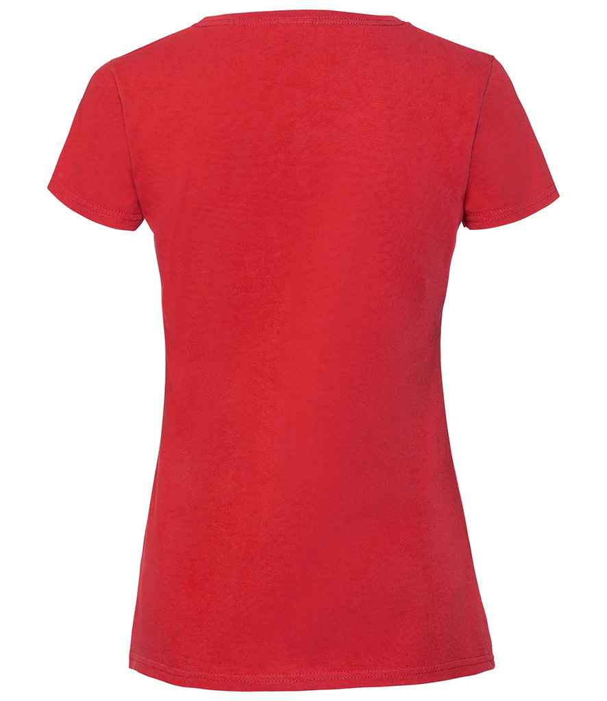 Fruit of the Loom Ladies Iconic 195 T-Shirt - Red (SS720)