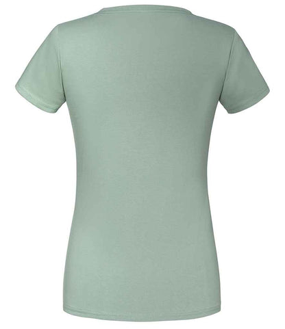 Fruit of the Loom Ladies Iconic 195 T-Shirt - Sage (SS720)