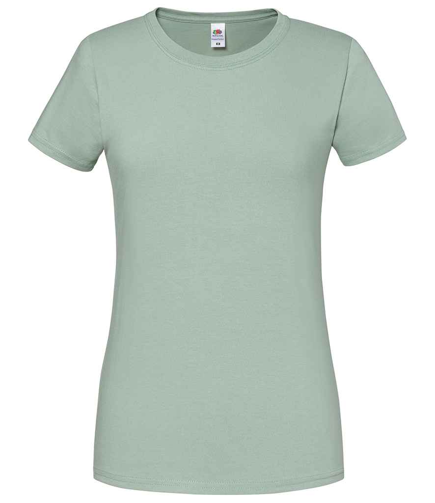 Fruit of the Loom Ladies Iconic 195 T-Shirt - Sage (SS720)