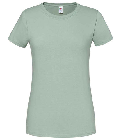 Fruit of the Loom Ladies Iconic 195 T-Shirt - Sage (SS720)