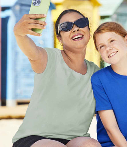 Fruit of the Loom Ladies Iconic 195 T-Shirt - Sage (SS720)