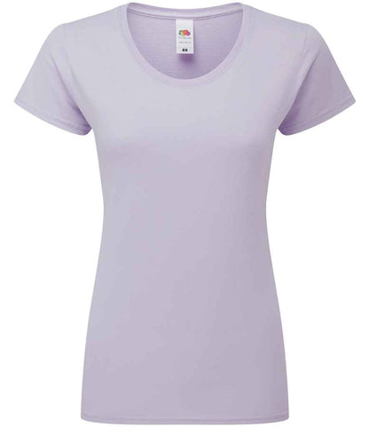Fruit of the Loom Ladies Iconic 195 T-Shirt - Soft Lavender (SS720)
