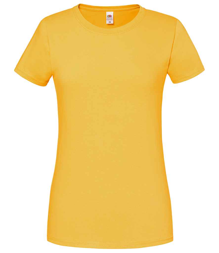 Fruit of the Loom Ladies Iconic 195 T-Shirt - Sunflower (SS720)