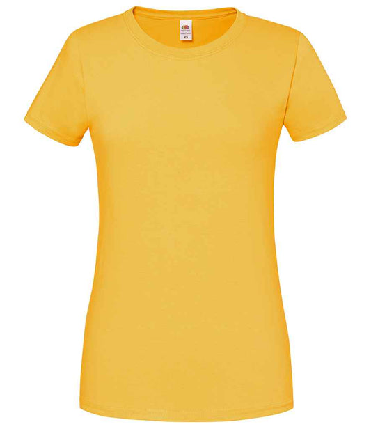 Fruit of the Loom Ladies Iconic 195 T-Shirt - Sunflower (SS720)