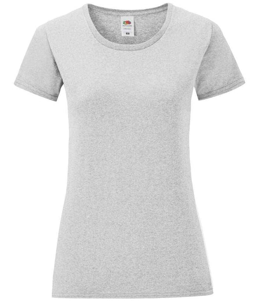 Fruit of the Loom Ladies Iconic 150 T-Shirt - Athletic Heather (SS721)
