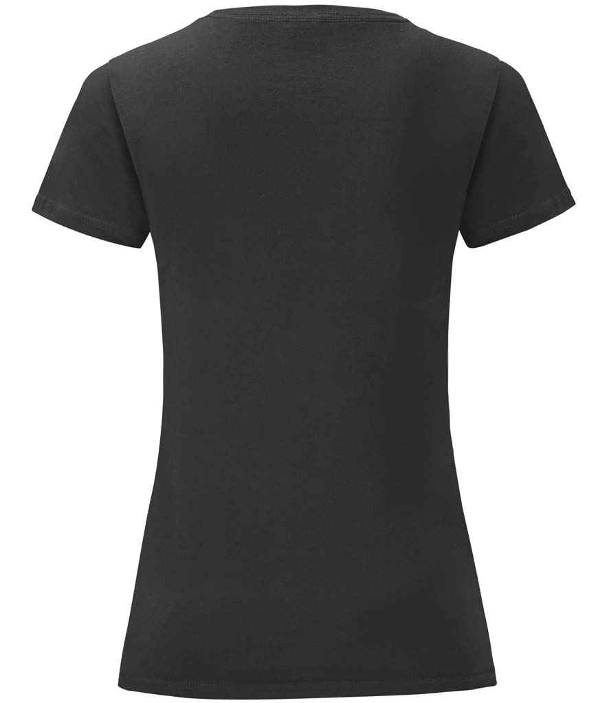 Fruit of the Loom Ladies Iconic 150 T-Shirt - Black (SS721)