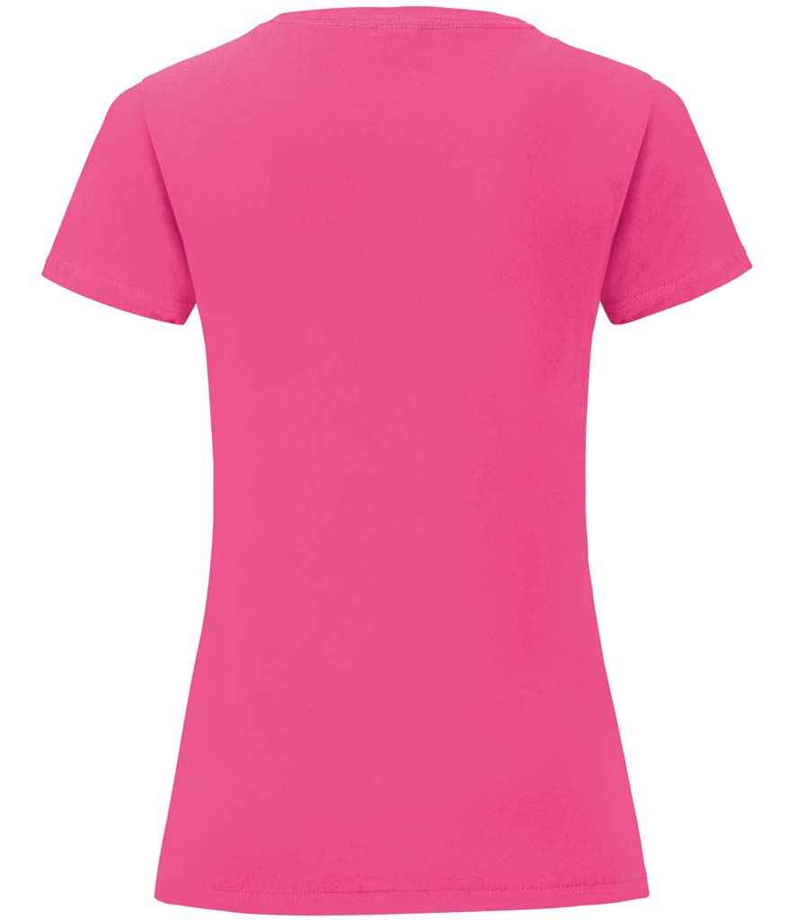 Fruit of the Loom Ladies Iconic 150 T-Shirt - Fuchsia (SS721)