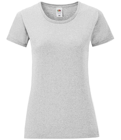 Fruit of the Loom Ladies Iconic 150 T-Shirt - Heather Grey (SS721)