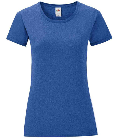 Fruit of the Loom Ladies Iconic 150 T-Shirt - Heather Royal (SS721)