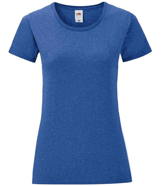 Fruit of the Loom Ladies Iconic 150 T-Shirt - Heather Royal (SS721)