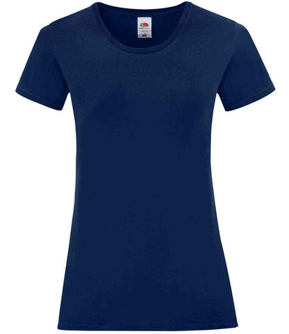 Fruit of the Loom Ladies Iconic 150 T-Shirt - Navy (SS721)