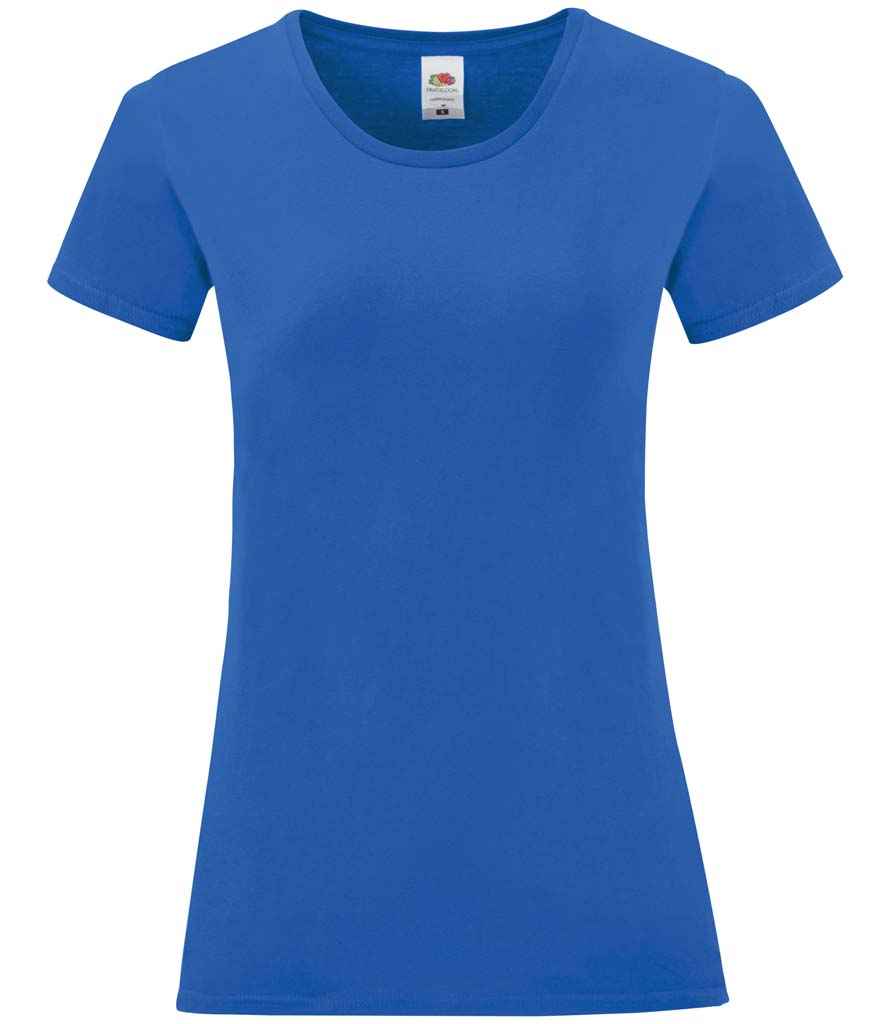Fruit of the Loom Ladies Iconic 150 T-Shirt - Royal Blue (SS721)