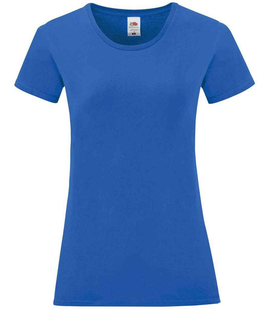 Fruit of the Loom Ladies Iconic 150 T-Shirt - Royal Blue (SS721)