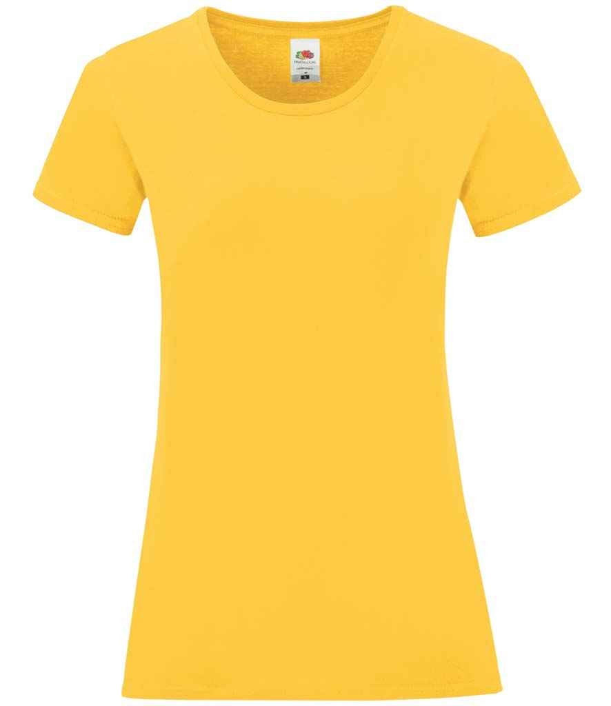 Fruit of the Loom Ladies Iconic 150 T-Shirt - Sunflower (SS721)