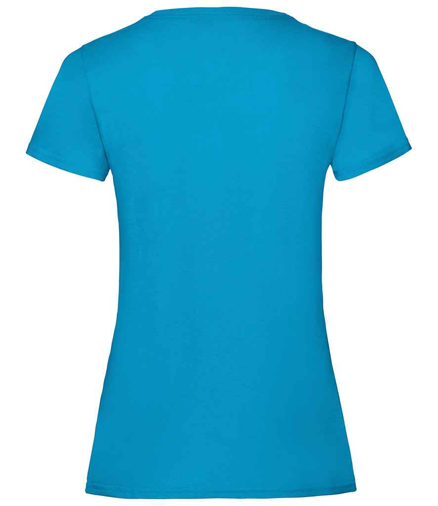 Fruit of the Loom Lady Fit Value T-Shirt - Azure (SS77)